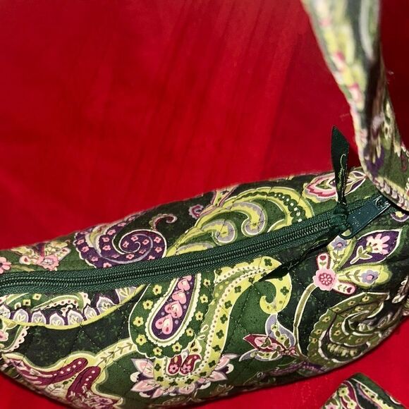 Vera Bradley Paisley Green Women's Bag and Wallet - Picture 8 of 13